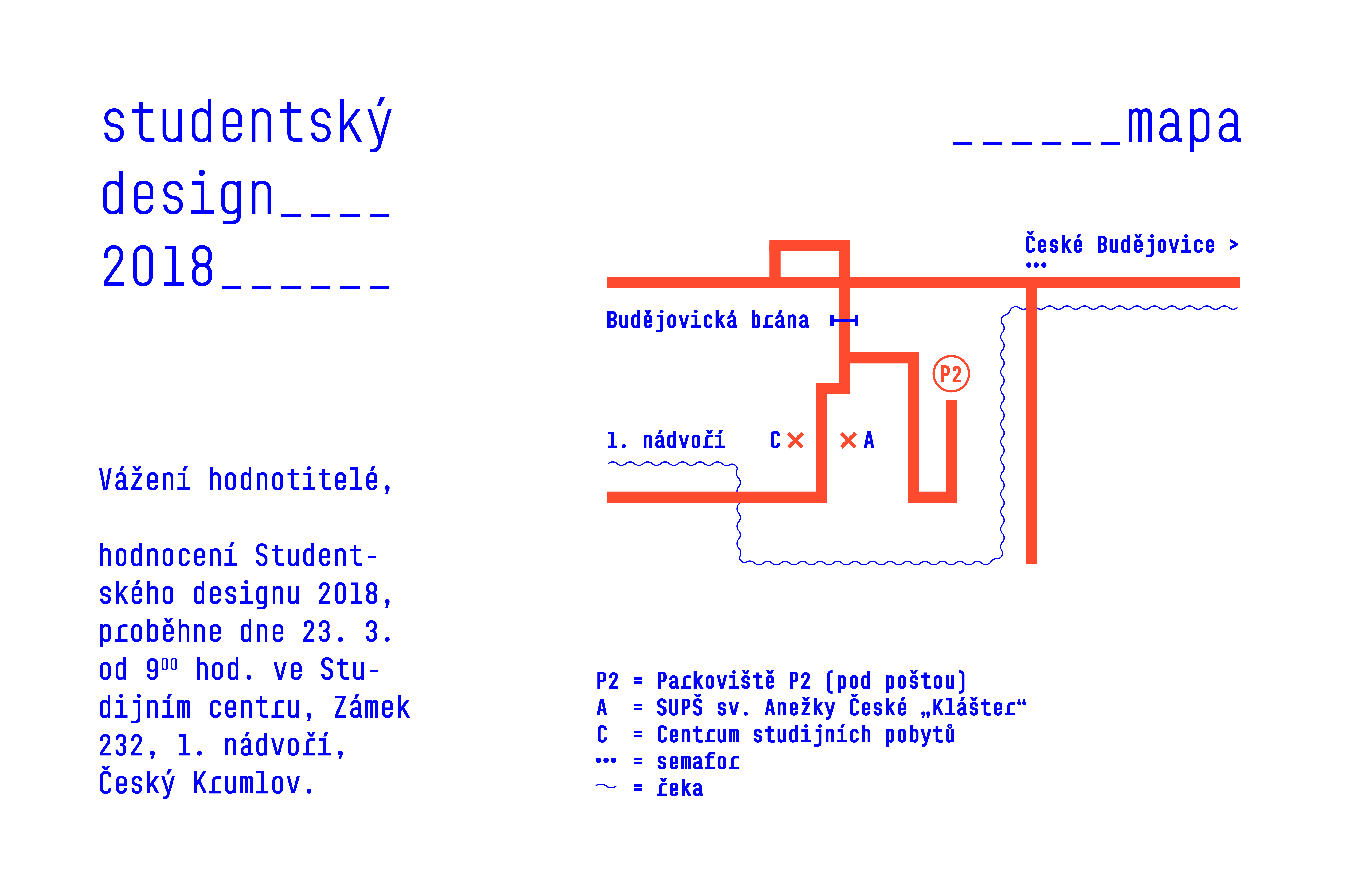 Pozvánka pro hodnotitele – Studentský design 2018